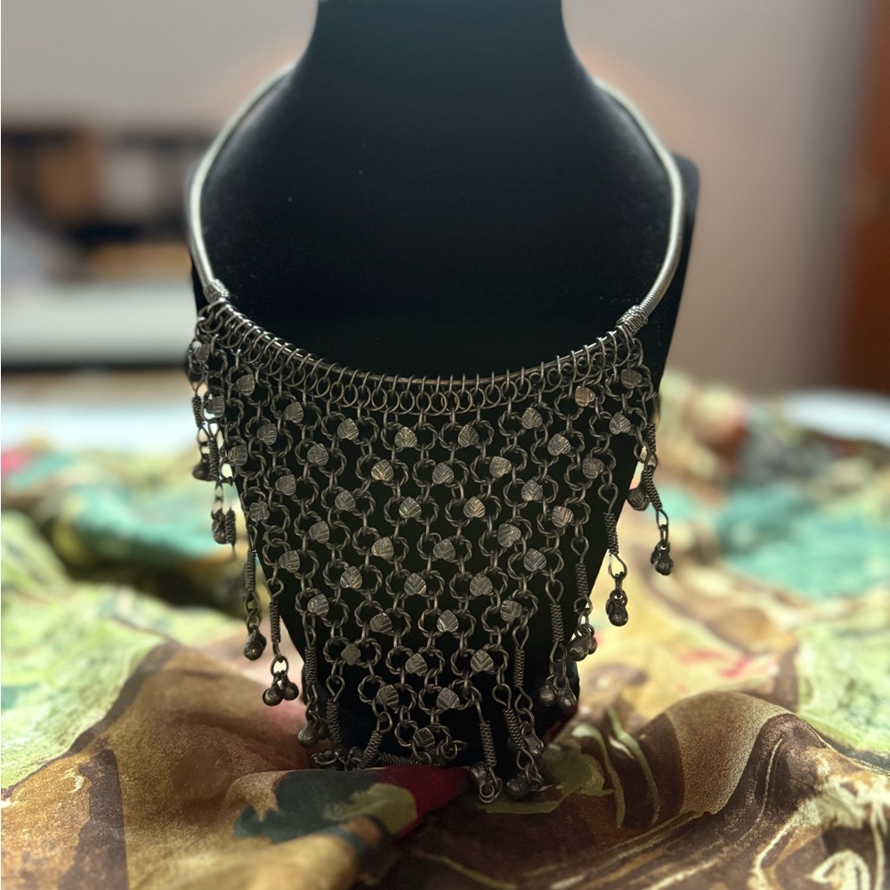 Source Unknown Elegant Black Chain Necklace